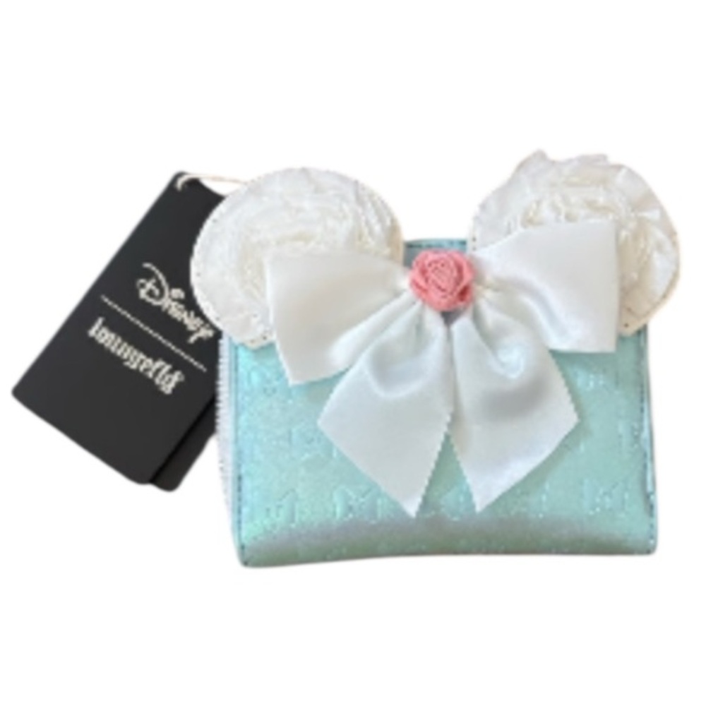 Loungefly Disney Minnie Mouse Bows Small Zip Wallet